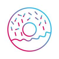 icono de vector de donut