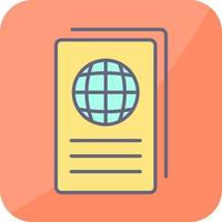 icono de vector de informe global