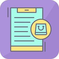 Mobile Shopping Vector Icon