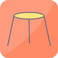 Unique Stool Vector Icon