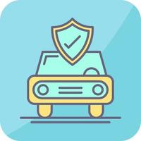 Car Insurance Vector Icon