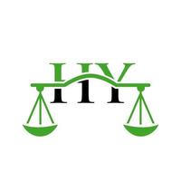 Letter HY Law Firm Logo Design For Lawyer, Justice, Law Attorney, Legal, Lawyer Service, Law Office, Scale, Law firm, Attorney Corporate Business vector