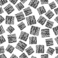 patrón sin costuras con frotis de garabatos negros dibujados a mano. textura grunge abstracta. ilustración vectorial vector