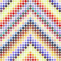 Abstract Dotted Colorful Background Texture. Geometrical background with irregular color circles. Abstract round seamless pattern. vector