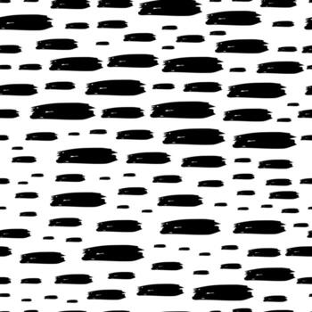 patrón sin costuras con frotis de garabatos dibujados a mano oscura sobre fondo blanco. textura grunge abstracta. ilustración vectorial vector