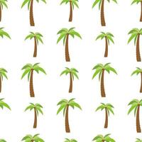 Seamless Pattern with palm trees. Colorful summer background. Vector illustration