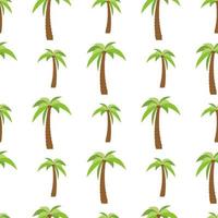 Seamless Pattern with palm trees. Colorful summer background. Vector illustration