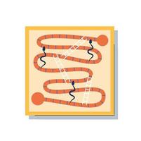 board game isolated vector illustration