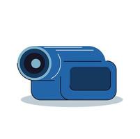 Camera element isolated vector illustration