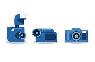 Camera element isolated vector illustration