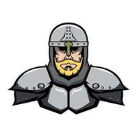 Knight Warrior Illustration Design vector