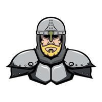 Knight Warrior Illustration Design vector