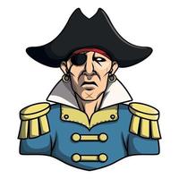 Ilustración de vector de diseño de piratas