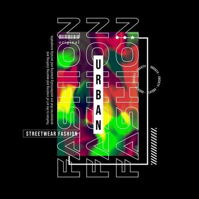 Urban streetwear design for printed t-shirts, jackets, sweaters and more. slogan typography