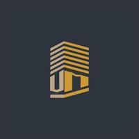 VM initial monogram real estate logo ideas vector