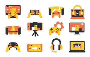 Application Game icon Set Collection vector