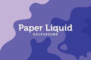 Free vector purple paper liquid background design