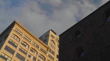 Gimbal Shot of Warehouse Building in DUMBO video