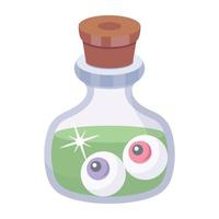 Trendy Eye Potion vector