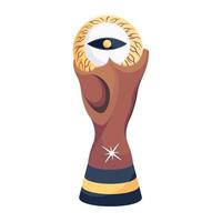 Trendy Trophy Concepts vector