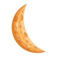 Trendy Half Moon vector