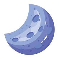 Trendy Moon Phase vector