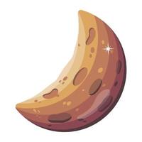 Trendy Half Moon vector