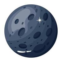 Trendy Moon Eclipse vector