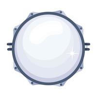 Trendy Tambourine Concepts vector