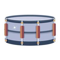 Trendy Snare Drum vector
