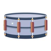 Trendy Snare Drum vector