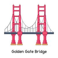 Golden Gate Bridge vector