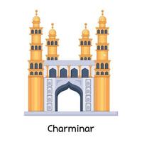 conceptos de charminar de moda vector