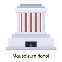 mausoleo de moda hanoi vector