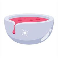 Trendy Magic Bowl vector