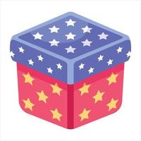 Trendy Magic Box vector