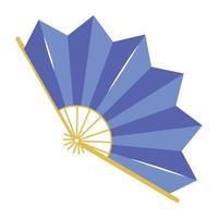 Trendy Folded Fan vector