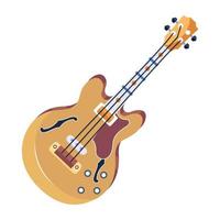 Trendy Midi Guitar vector