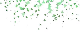 Light Green vector template with crystals, triangles.