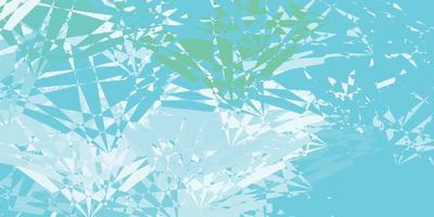 Light Blue, Green vector texture with memphis shapes.