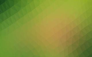Light Green, Yellow vector shining triangular template.