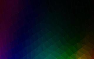 Dark Multicolor, Rainbow vector blurry triangle texture.