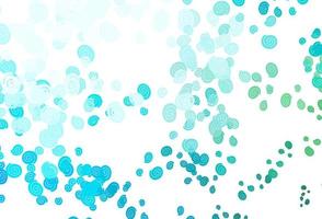 Light Blue, Green vector background with liquid shapes.