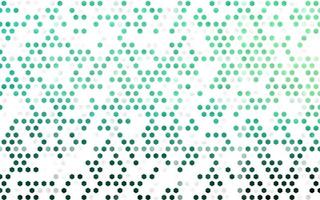 Light Green vector template in hexagonal style.