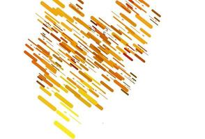 Light Yellow, Orange vector backdrop with long lines.