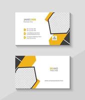 Modern professional business card design template vector