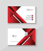 Creative business card design, Modern and minimal visiting card template vector