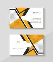 Modern professional business card design template vector