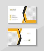 Creative business card design, Modern and minimal visiting card template vector