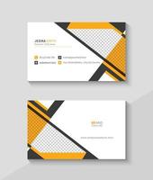 Modern professional business card design template vector